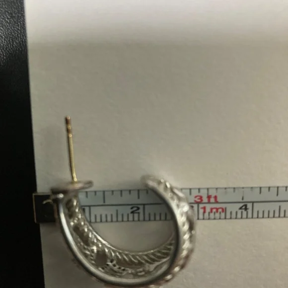 David Yurman Quatrefoil 18K White Gold and Diamonds - Picture 2 of 6